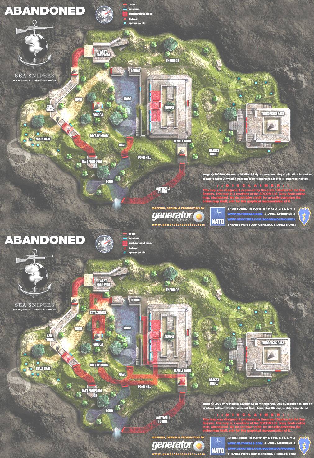 FO!- SOCOM II Online Maps